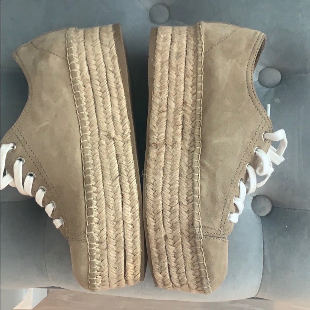 Miu Miu Platform Espadrille Sneakers